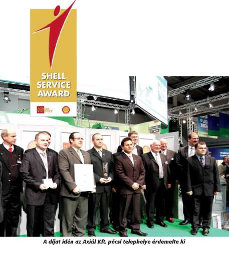 Shell Service Award-díjátadás