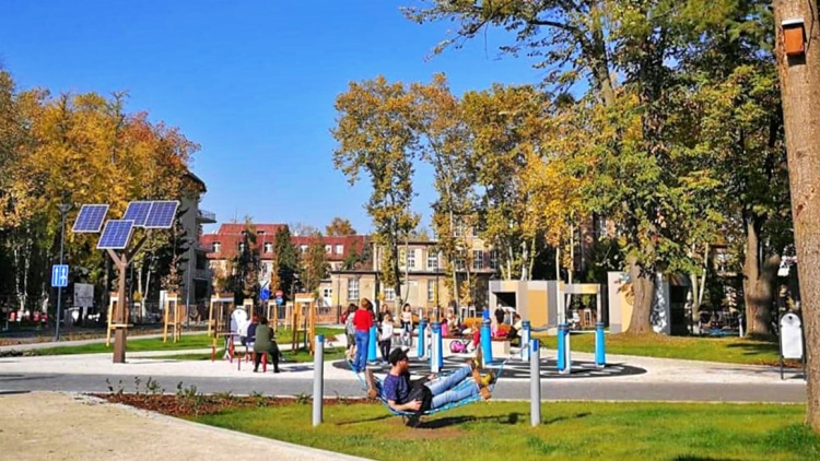Kaposvár központi parkja