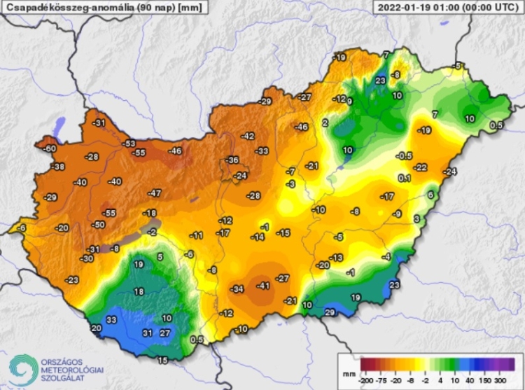 csapadékanomália