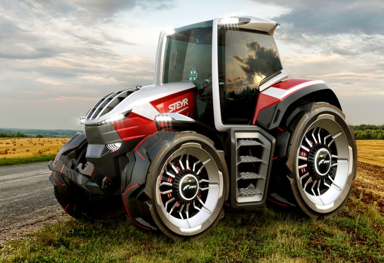 Steyr Konzept hibridhajtású traktor