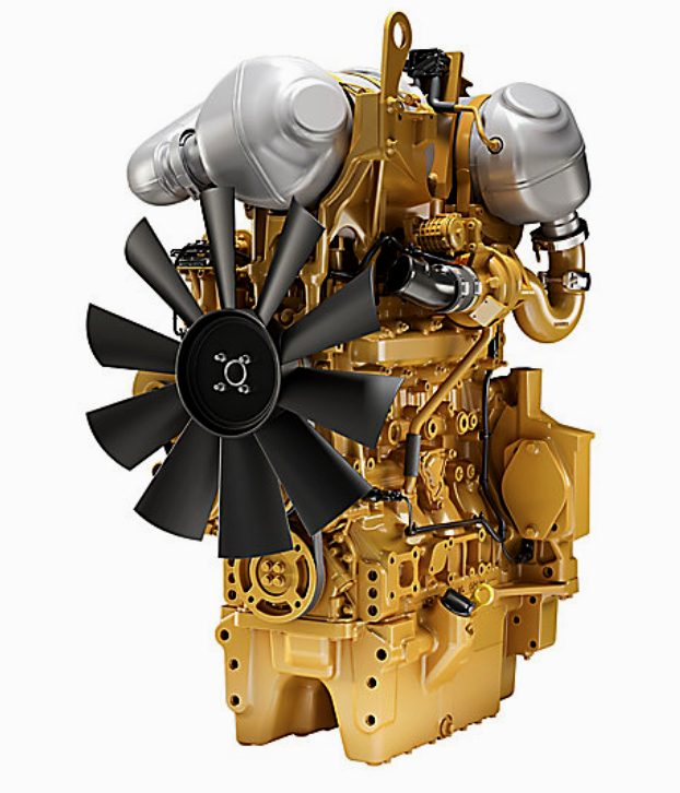 A CAT C3.6 for Tractors dízelmotor 3,6 literes, 4 hengeres, 98,6 kW-os