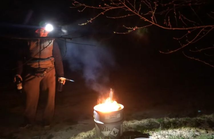 fagyvédelmi gyertya