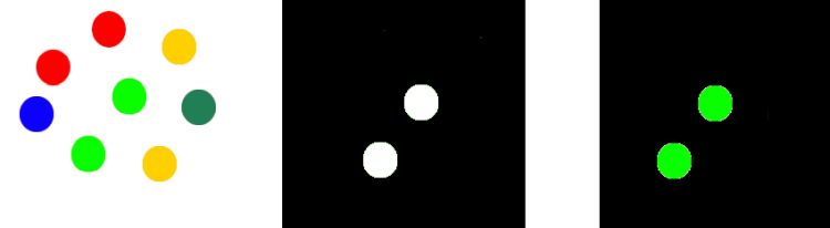 Szín szerinti elkülönítés gépi látás alkalmazásával