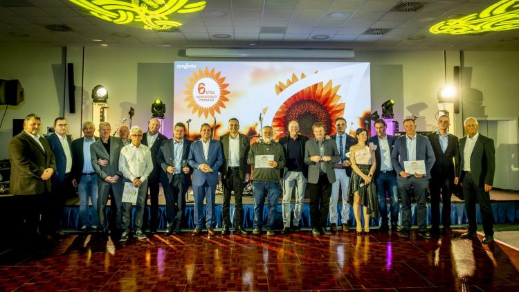 A Syngenta 6 tonna napraforgó-termésverseny kategóriagyőztesei