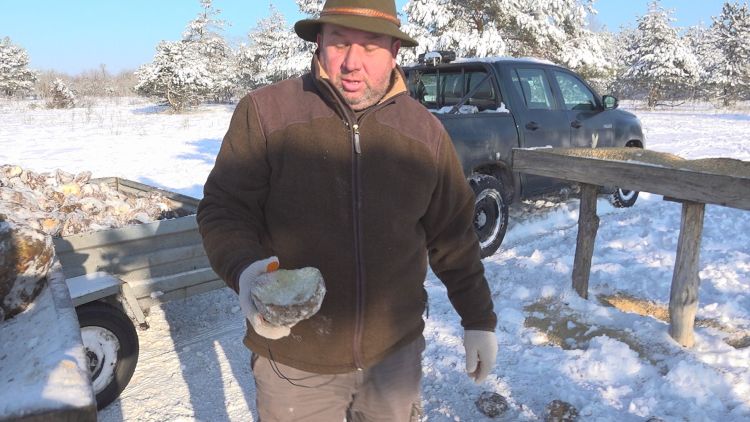Lakos László, a Kiskunhalasi Diana Vadásztársaság hivatásos vadásza  