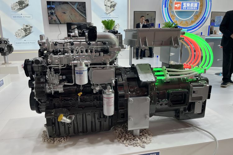 Az IE Power hibridrendszer elektromos hajtóegységei mezőgazdasági erőgépen.