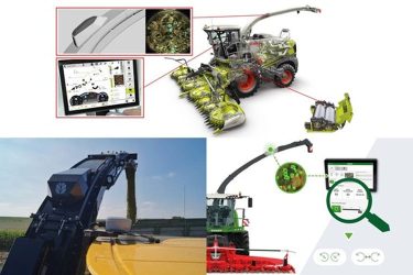 FENDT ForageQualityCam rendszer CSPS-alapú szecskázás közben