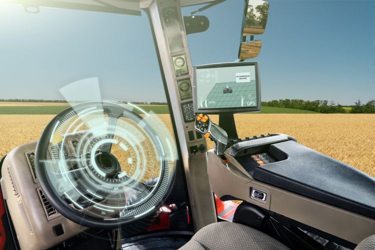 traktor fülke, monitor